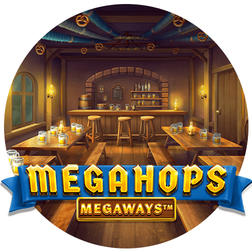 Copertina del gioco Booming Megahops Megaways su Netwin